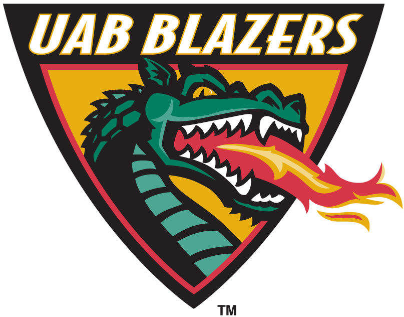 UAB Blazers 1996-Pres Primary Logo diy DTF decal sticker